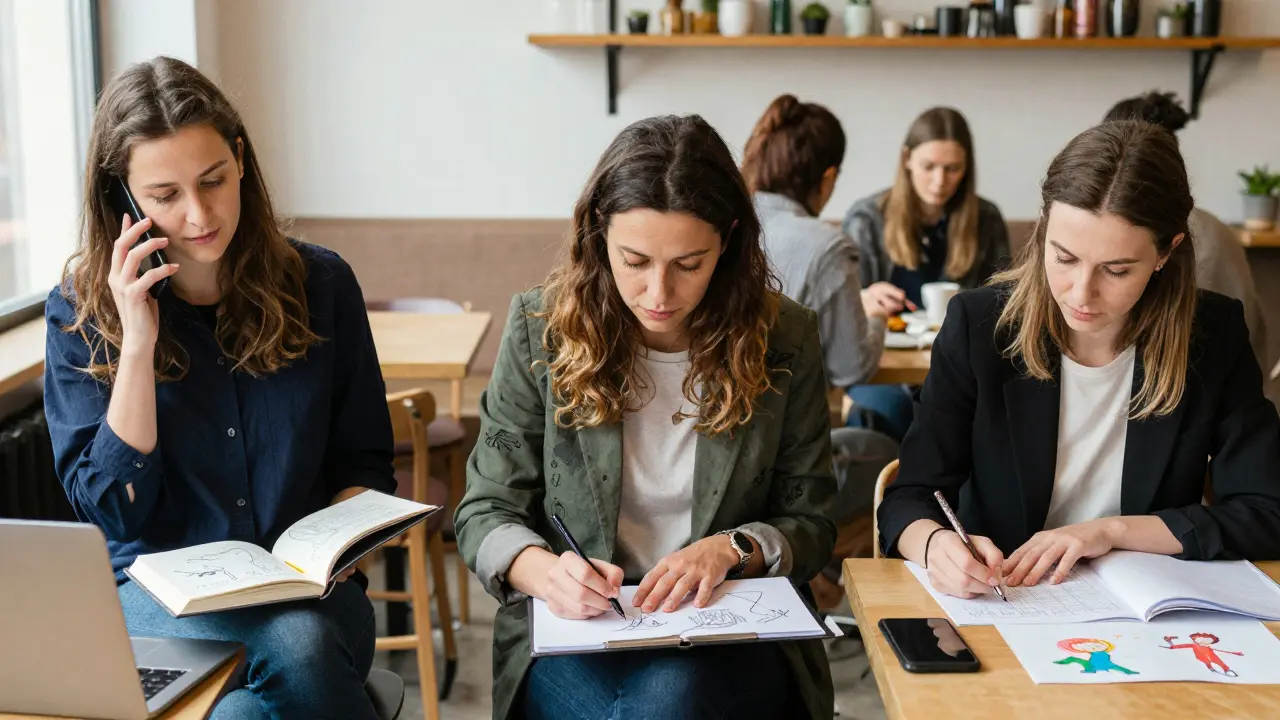 Three diverse women in Berlin go about their lives—as professionals, artists, and mothers—with quiet dignity.